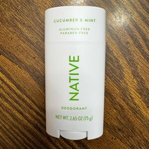 Brand New Native Cucumber and Mint Stick Deodorant Full Size NWT